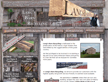 Tablet Screenshot of langsbarnwood.com